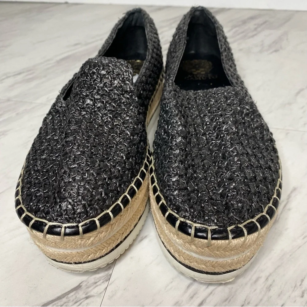 Vince Camuto Kameisha Espadrille Platform Slip On Shoe 9M